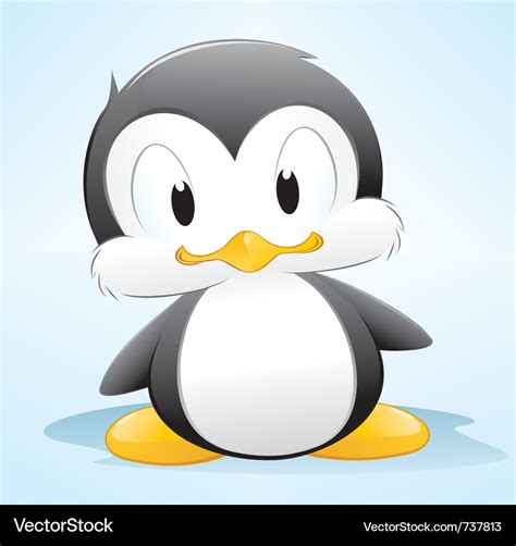 Cartoon penguin Royalty Free Vector Image - VectorStock