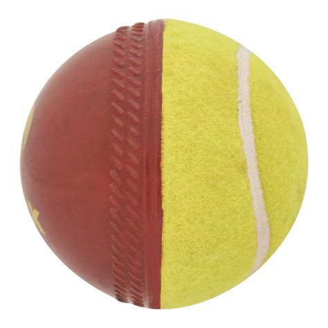 omtex Cricket Ball - Swing Ball (Half Tennis) Cricket Training Ball Size 5.5. Diameter 2.5 cms ...