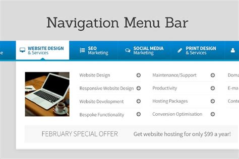 Navigation Bar Design - 17+ Free & Premium Download