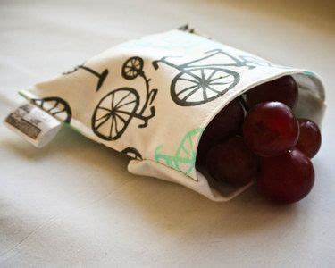 50% OFF 4x5 Reusable Snack Bag - Bicycles. $2.75, via Etsy. I want this i'm tired of plastic ba ...