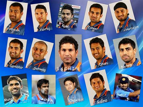 india world cup squad 2011 - Google Search | Cricket team, Rugby world cup, Team wallpaper