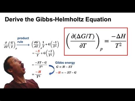 Gibbs-Helmoltz Equation Derivation || Fully Explained 💪 - YouTube