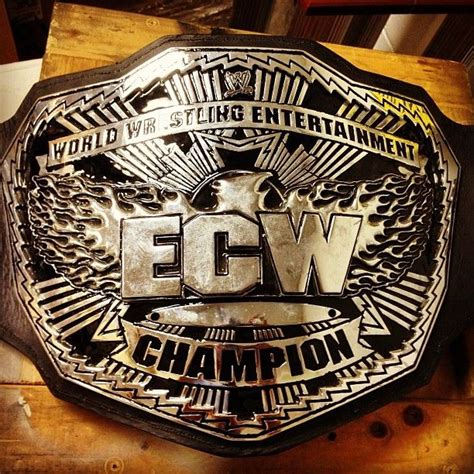 The #ECW Championship Title. This design was debuted by General Manager Teddy Long on July 22 ...