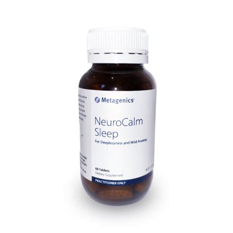 Metagenics NeuroCalm Sleep 60t - C60 Olive Australia