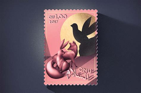 United Nations International Peace Stamps :: Behance