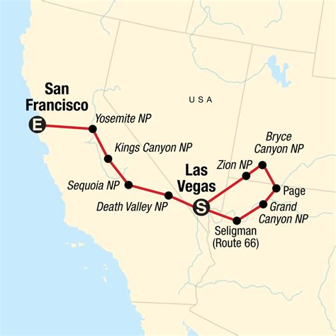 Sonntag Jude Kugel map of national parks near las vegas Taucher ...