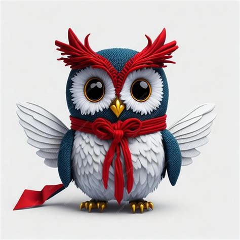 Premium AI Image | owl warrior bubo bubo sibiricus beautiful vector illustration