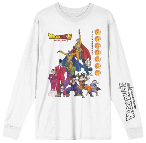 Dragon Ball Super: Super Hero - Group Poster Art Long Sleeve ...