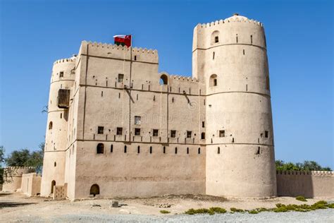 Exterior of the Castle in Barka, Oman Stock Photo - Image of tourist ...