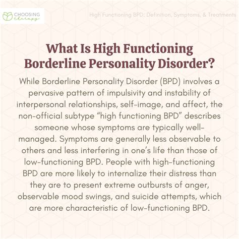 High-Functioning BPD: Symptoms, Causes, and Coping Strategies