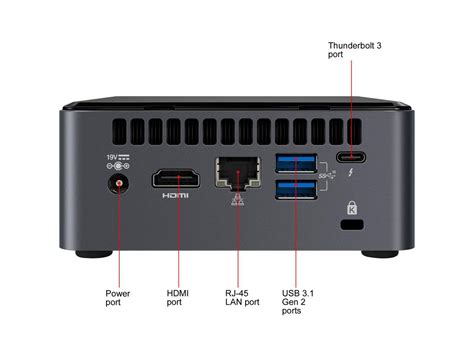 Intel Nuc 10 Performance Nuc10i3fnhja Desktop Computer - Intel Core I3 10Th Gen I3-10110U 2.10 ...