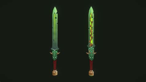 Weapon - Nature sword - 3D model by Nomad Photo Reference ...