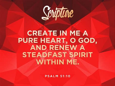 Create In Me A Pure Heart Sermon PowerPoint