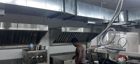 RESTAURANT Kitchen Exhaust Hood Installation, Suction Capacity: 1200 CMH at Rs 10500/feet in Chennai