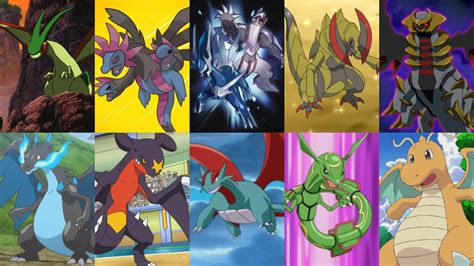 Top 10 Greatest Dragon Type Pokemon by HeroCollector16 on DeviantArt