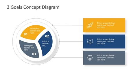 Free Goals Concept Diagram for PowerPoint & Google Slides