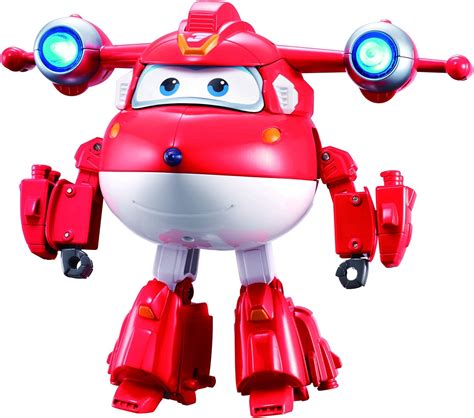 Super Wings 6'' Airplane Toy Action Figure, Deluxe Transforming ...