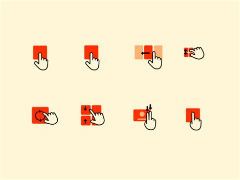 Gesture Library Gif | Mobile app design inspiration, App design ...