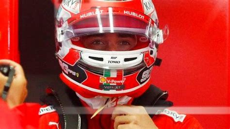 Anthoine Hubert F1 death: Charles Leclerc helmet, Lewis Hamilton ...