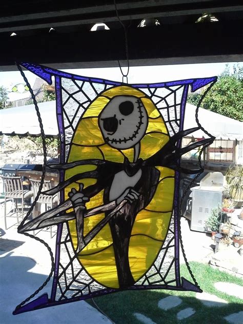 Custom Stained Glass - Jack Skellington by Glass Art for the World ...