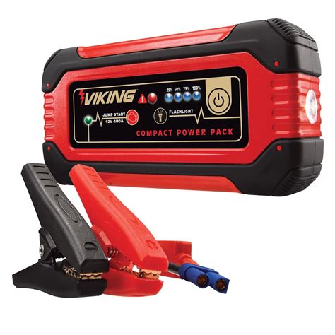 450 Peak Amp Portable Lithium Ion Jump Starter and Power Pack | Power pack, Harbor freight tools ...