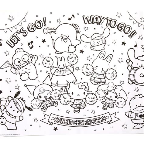 Hello Kitty & Friends Coloring Pages Roll | Hello kitty colouring pages ...