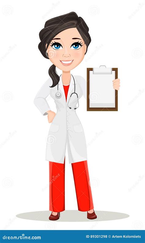 Cartoon Doctor Showing Thums Up With Banner Vector Royalty-Free Illustration | CartoonDealer.com ...