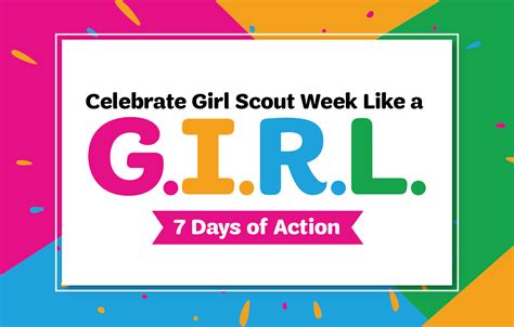 Girl Scout Week: How to Be a G.I.R.L. Every Day! - Girl Scout Blog