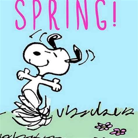 Snoopy And Spring Time - ClipArt Best