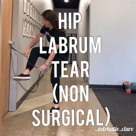 Dr. Katie Clare on Instagram: “Hip Labrum (non-surgical rehab)💫 . The ...