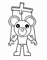 Piggy Roblox Coloring Pages  Free Printable For Kids sketch template