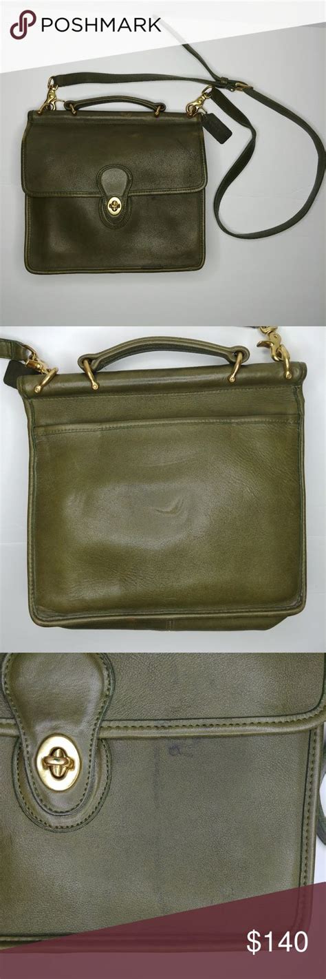 Vintage Coach Willis Rare Olive Green Cross-Body Gorgeous vintage ...