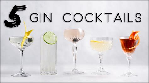 5 EASY GIN COCKTAIL RECIPES! - The Busy Mom Blog