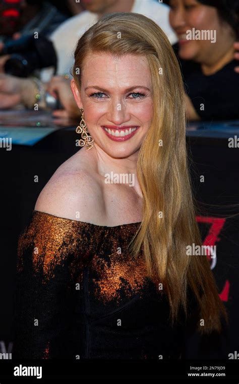 Mireille Enos attends the "World War Z" premiere on Monday, June 17, 2013 in New York. (Photo by ...