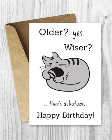 Happy Birthday Cards Funny Printable Birthday Cards Funny - Etsy