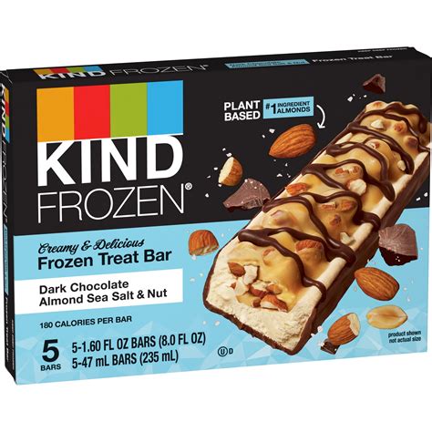 Kind Frozen Dark Chocolate Almond Sea Salt Frozen Treat Bars - Shop Bars & pops at H-E-B