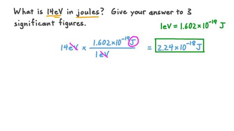 Ev To Joules - tacitceiyrs