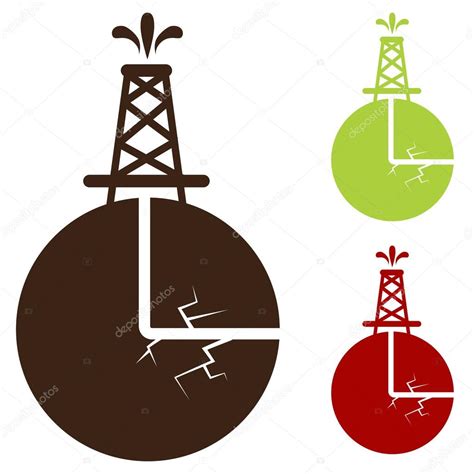 Hydraulic Fracturing Icon — Stock Vector © cteconsulting #44840859