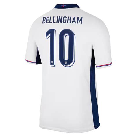 Men's Jude Bellingham England National Team Nike 2024 Home Replica ...