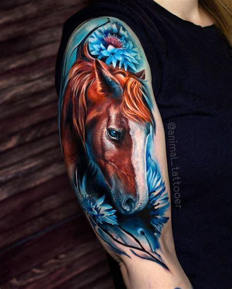 Photo Realistic Colorful Animal Tattoos by Natasha Lisova