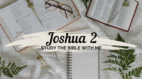 Bible Study on Joshua 2 | Study the Whole Bible with Me - YouTube