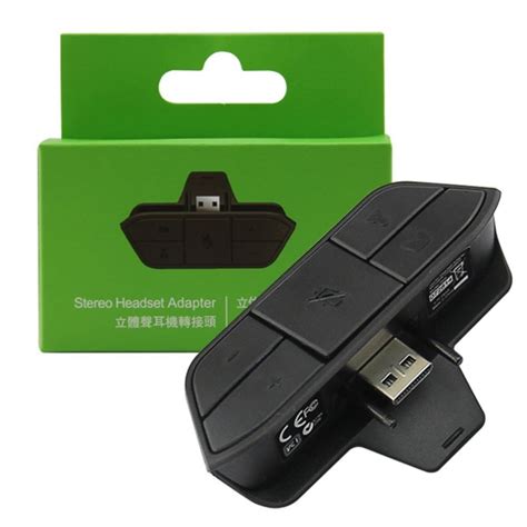 For Xbox One Stereo Headset Adapter Controller Audio Adapters Headphone Converter For Microsoft ...