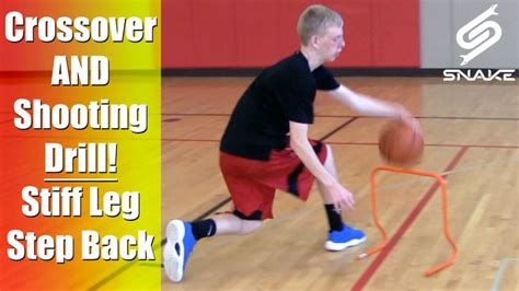 Best Basketball Drills For Shooting & Dribbling: Stiff Leg Stepback Crossover | Basketball ...