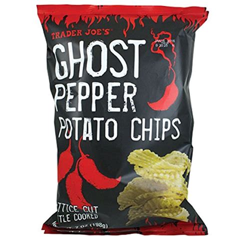 Trader Joe's Ghost Pepper Potato Chips - 7 oz. bag 685364981266 | eBay