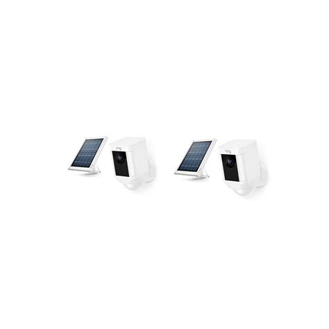 Ring Spotlight Cam Solar 2-Pack | HD Wireless Outdoor Security Camera ...