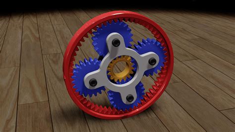 Planetary Gear Animation SW Files free 3D Model .obj .sldprt .sldasm ...