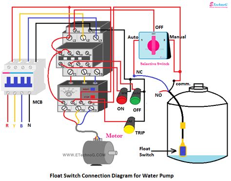 Float Switch Connection Diagram, Float Switch Wiring Diagram ...