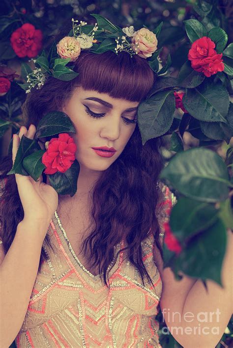 Pre-Raphaelite Style Portrait Photograph by Amanda Elwell