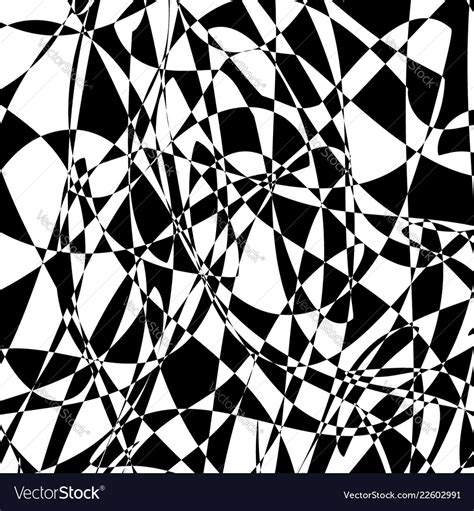 Random texture with alternating black and white Vector Image