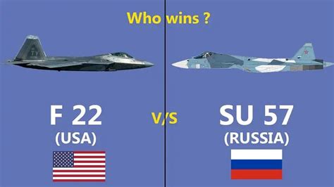 Comparison of the F-22 and the Su-57 fighter jets - Jetline Marvel